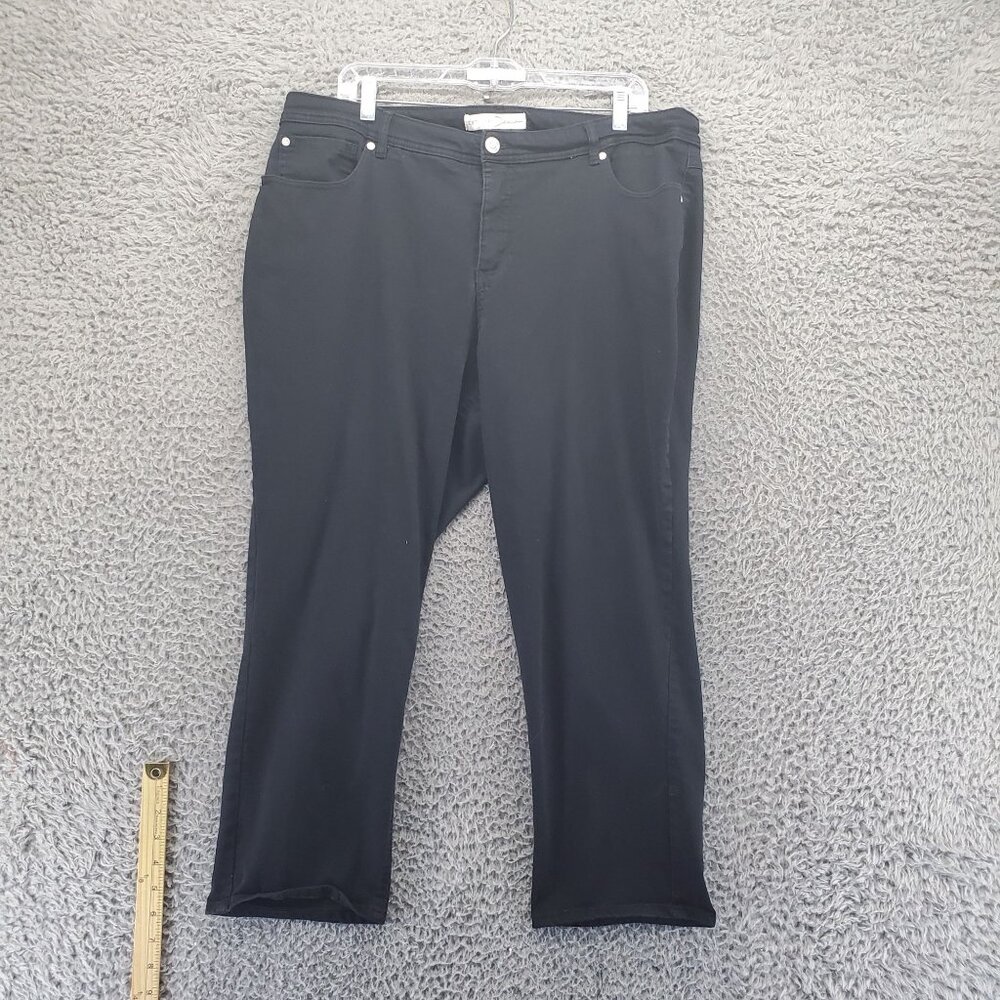Cato Est. 1946 Denim Jeans Womens 20W Black Hi-Rise Stretch Cotton Blend